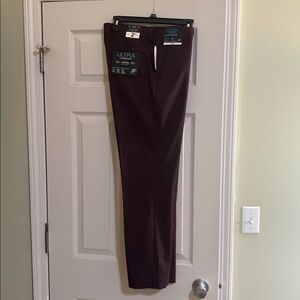 JF J.Ferrar Men's Maroon Dress Pants 34x30 NWT